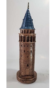 Galata Kulesi Biblo Bronz 29 Cm Galata Kulesi Biblo Bronz 29 Cm