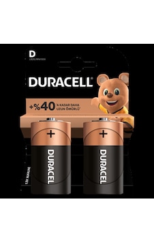 Duracell D Boy Alkalin Büyük Pil 2Li  Blister