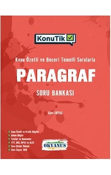 Okyanus Yayınları Tyt Ayt Konutik Paragraf Soru Bankası Okyanus Yayınları Tyt Ayt Konutik Paragraf Soru Bankası