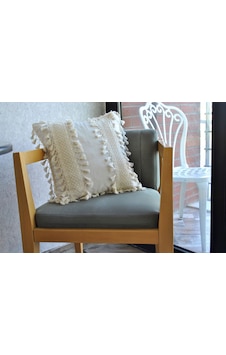 Dnc Home Tekstil Ndchome Özel Tasarım Tekli Keten Kırlent Kırlent Kılıfı 43 43