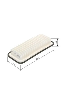 Toyota Yaris Hava Filtresi 1.3 2003-2009 Bosch 1457433971 Toyota Yaris Hava Filtresi 1.3 2003-2009 Bosch 1457433971