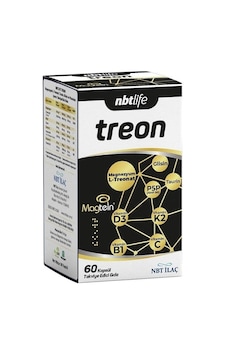 Nbt Life Treon Takviye Edici Gıda 60 Kapsül Nbt Life Treon Takviye Edici Gıda 60 Kapsül