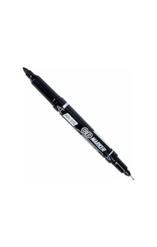 Aihao 319 Çift Taraflı CD Kalemi Siyah