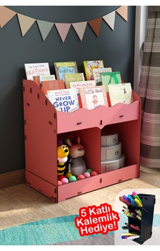 Toby Ahşap Montessori Kitaplık Bebek Çocuk Odası Eğitici 6 Bölmeli İskandinav Tarz Raflı Kitaplık Pembe - 681074137 Pembe Toby Ahşap Montessori Kitaplık Bebek Çocuk Odası Eğitici 6 Bölmeli İskandinav Tarz Raflı Kitaplık Pembe - 681074137 Pembe
