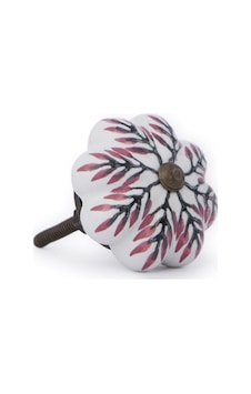 Yargıcı Çiçek Desenli Seramik Çekmece Kulbu 4x4 CM 26knha1021c St Yargıcı Çiçek Desenli Seramik Çekmece Kulbu 4x4 CM 26knha1021c St