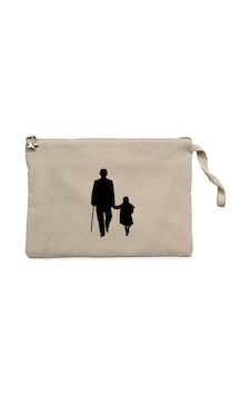 Atatürk'ün Çocuk Sevgisi Krem Clutch Astarlı Cüzdan / El Çantası Atatürk'ün Çocuk Sevgisi Krem Clutch Astarlı Cüzdan / El Çantası