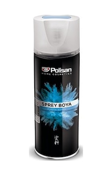 Polisan Plastik Yüzey Sprey Boya Mat Siyah Ral 9004