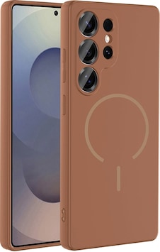 Samsung Uyumlu Galaxy S24 Ultra Kılıf M-safe Şarj Özellikli Zore Meta Kapak Çok Renkli