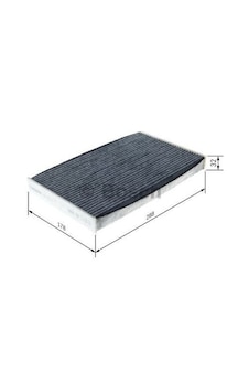 Bosch 1987435591 Aktif Karbonlu Kabin Filtresi C3 Aircross Crossland X 3647011