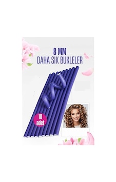Mey İthalat Sosis Latex Bigudi - Isısız Saç Bigudisi - 10 Adet 8 Mm 721913 Mey İthalat Sosis Latex Bigudi - Isısız Saç Bigudisi - 10 Adet 8 Mm 721913