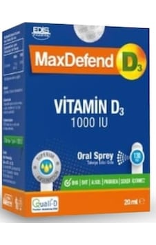 Maxdefend Vitamin D3 1000 Iu 20 ML Oral Sprey Maxdefend Vitamin D3 1000 Iu 20 ML Oral Sprey