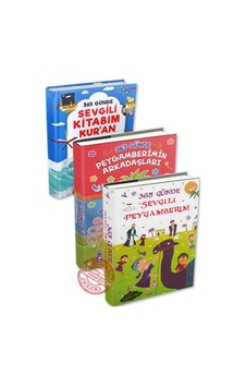 365 Günde Sevgili Kitabım Kuran Peygamberim Arkadaşları 3 Kitap Set - Nurdan Damla Timaş 365 Günde Sevgili Kitabım Kuran Peygamberim Arkadaşları 3 Kitap Set - Nurdan Damla Timaş