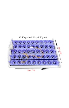 45'lik Otomatik Kuluçka Gelişim Viyolü 1/2.5 Rpm 4 Watt 45'lik Otomatik Kuluçka Gelişim Viyolü 1/2.5 Rpm 4 Watt