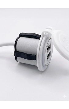 Mellifera İki Usb Type-a Şarj Cihazı Beyaz Mellifera İki Usb Type-a Şarj Cihazı Beyaz
