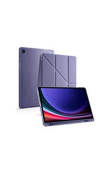 S6 Lite 2024 P620 P610 İle Uyumlu Kılıf Kalem Bölmeli Trifolding Case 13-15-17 Mor Sku: Zeusb0dxhpwfpg Arka Kapak