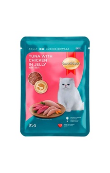 Smart Heart Kedi Konservesi Jöle İçinde Ton Balıklı Ve Tavuklu 85 Gr Smart Heart Kedi Konservesi Jöle İçinde Ton Balıklı Ve Tavuklu 85 Gr