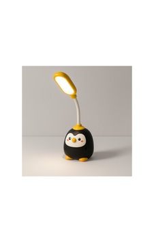 Pengulight Led Masa Lambası Sevimli Penguen Tasarım, Ayarlanabilir Başlık, Göz Yormayan Işık Siyah Pengulight Led Masa Lambası Sevimli Penguen Tasarım, Ayarlanabilir Başlık, Göz Yormayan Işık Siyah