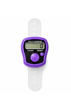 Dijital Parmak Zikirmatik Lcd Ekranlı Elektronik Tespih Sayacı Silikon Bantlı Mor Dijital Parmak Zikirmatik Lcd Ekranlı Elektronik Tespih Sayacı Silikon Bantlı Mor