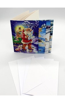 Yaldızlı Yılbaşı Kartı 2 Zarflı No:2 900212-99 8 Li Paket Yaldızlı Yılbaşı Kartı 2 Zarflı No:2 900212-99 8 Li Paket