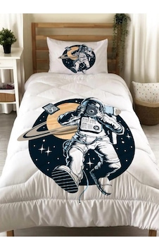 Astronot Model Dijital Baskı Yorgan Ve Yastık Kılıfı Astronot Model Dijital Baskı Yorgan Ve Yastık Kılıfı