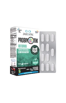 Zade Vital Probiyotik Reforma Takviye Edici Gıda 30 Bitkisel Kaps Zade Vital Probiyotik Reforma Takviye Edici Gıda 30 Bitkisel Kaps