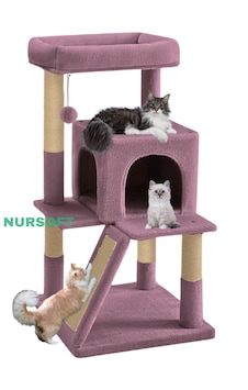 Nursoft Teraslı Dekoratif Kedi Tırmalama Evi - 0091 Nursoft Teraslı Dekoratif Kedi Tırmalama Evi - 0091