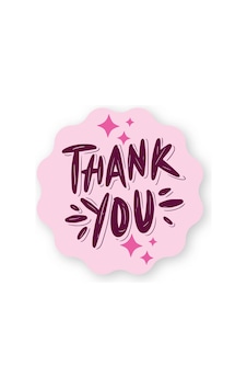 Sticker 4 - Thank You 4x4 Cm - 66 Adet Sticker 4 - Thank You 4x4 Cm - 66 Adet