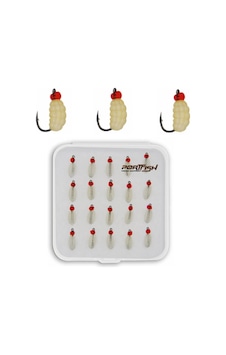 Portfish Kurtcuk Silikon Yem 20 Li Paket Renk: Beyaz Portfish Kurtcuk Silikon Yem 20 Li Paket Renk: Beyaz