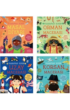 Kahraman Sensin Macerası 4 Kitap Masal Diyarı + Orman Macerası + Uzay Macerası + Korsan Macerası Kahraman Sensin Macerası 4 Kitap Masal Diyarı + Orman Macerası + Uzay Macerası + Korsan Macerası