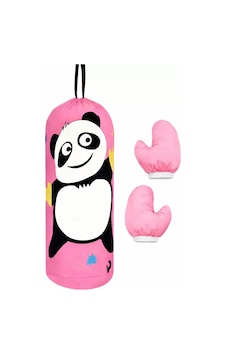 Northcity Panda Pembe Boks Kum Torbası - 2-6 Yaş İçin Çocuk Spor Aleti