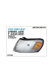 Dpo Sınyal Lambası On Sag- Sarı Cıkıntılı Duylu Ampullu - Toyota Corolla Ae100 93/94 MR00-DPO-212-1561R-AE Dpo Sınyal Lambası On Sag- Sarı Cıkıntılı Duylu Ampullu - Toyota Corolla Ae100 93/94 MR00-DPO-212-1561R-AE