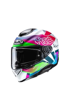 Hjc Rpha72 Goldy Mc84sf Kask Pembe Yeşil Mavi Hjc Rpha72 Goldy Mc84sf Kask Pembe Yeşil Mavi