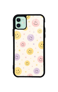 Apple Uyumlu iPhone 11 Kılıf Kamera Korumalı Desenli Zore Lusi Kapak - Gülen Yüzler - Apple Uyumlu iPhone 11 Kılıf Kamera Korumalı Desenli Zore Lusi Kapak - Gülen Yüzler -