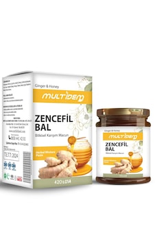 Multidem Zencefil Ballı Bitkisel Karışım Macun 420 G Multidem Zencefil Ballı Bitkisel Karışım Macun 420 G