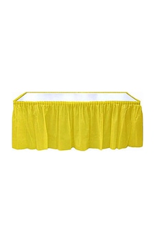 Roll-up Sarı Masa Eteği Plastik Roll-up Sarı Masa Eteği Plastik