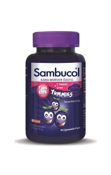 Sambucol Plus Kids Yummies 60 Çiğneme Tableti Sambucol Plus Kids Yummies 60 Çiğneme Tableti
