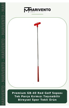 Premium Gb-40 Red Golf Sopası Tek Parça Kırmızı Taşınabilir Bireysel Spor Tekli Ürün Premium Gb-40 Red Golf Sopası Tek Parça Kırmızı Taşınabilir Bireysel Spor Tekli Ürün