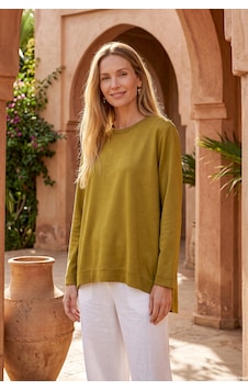 Nuss Basic Triko Rayon Tunik 902 Zeytin Yeşili Nuss Basic Triko Rayon Tunik 902 Zeytin Yeşili