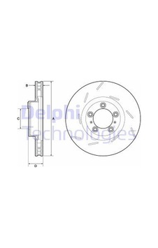 DELPHI BG9128C ÖN FREN DİSKİ TEKLI PAKET BOYALI SOL PORSCHE PANA DELPHI BG9128C ÖN FREN DİSKİ TEKLI PAKET BOYALI SOL PORSCHE PANA