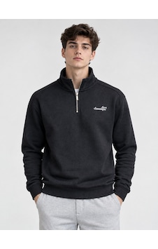 We&me Erkek Regular Fit Yarım Fermuarlı Dik Yaka Basic Sweatshirt Çok Renkli We&me Erkek Regular Fit Yarım Fermuarlı Dik Yaka Basic Sweatshirt Çok Renkli