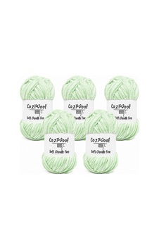 Kadife İp Soft Chenille Fine 5'li Paket 5x100 Gr 160 Mt El Örgü İpi Mint Yeşil - 925144855 Kadife İp Soft Chenille Fine 5'li Paket 5x100 Gr 160 Mt El Örgü İpi Mint Yeşil - 925144855