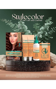 Stylecolor Bitkisel İçerikli Vegan Krem Saç Boyası 5.34 - Çikolata Kahve Stylecolor Bitkisel İçerikli Vegan Krem Saç Boyası 5.34 - Çikolata Kahve