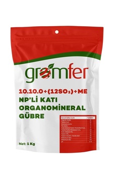10.10.0+12so3 Organomineral Gübre 1 KG