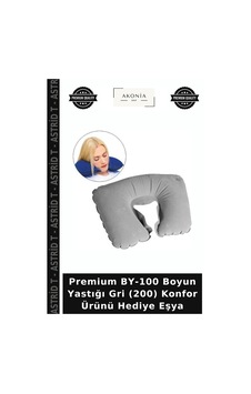 Premium By-100 Boyun Yastığı Gri 200 Konfor Ürünü Hediye Eşya Premium By-100 Boyun Yastığı Gri 200 Konfor Ürünü Hediye Eşya