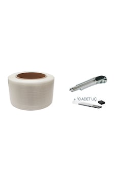 Kompozit Lifli Çember 600 Mt Beyaz 19 Mm Maket Bıçağı Hediye Kompozit Lifli Çember 600 Mt Beyaz 19 Mm Maket Bıçağı Hediye