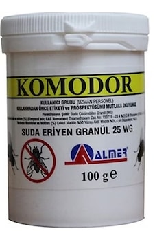 Komodor Suda Eriyen Granül 25 Wg Sinek 100 G