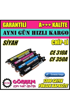 Hp 126A - Ce310A Uyumlu Toner Siyah N11.21561 Hp 126A - Ce310A Uyumlu Toner Siyah N11.21561