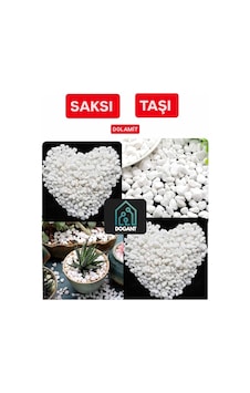 Mezar Süsleme Beyaz Çakıl Taşı 2 Kg Mezar Süsleme Beyaz Çakıl Taşı 2 Kg