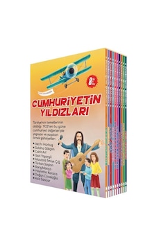 Cumhuriyetin Yıldızları Seti - 10 Kitap Takım - Kutulu - Eda Bayrak - Acayip Cumhuriyetin Yıldızları Seti - 10 Kitap Takım - Kutulu - Eda Bayrak - Acayip