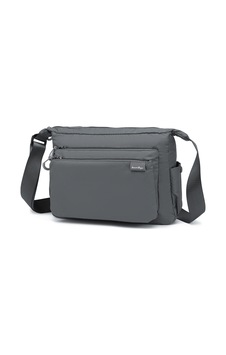 Smart Bags Hafif Kumaş Orta Boy Çok Cepli Kadın Postacı Çapraz Çanta Koyu Gri Smart Bags Hafif Kumaş Orta Boy Çok Cepli Kadın Postacı Çapraz Çanta Koyu Gri
